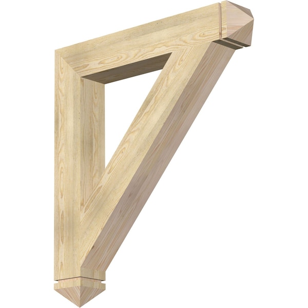 Ekena Millwork Traditional Arts & Crafts Rough Sawn Bracket, Douglas Fir, 6"W x 40"D x 44"H BKT06X40X44TRA03RDF - main